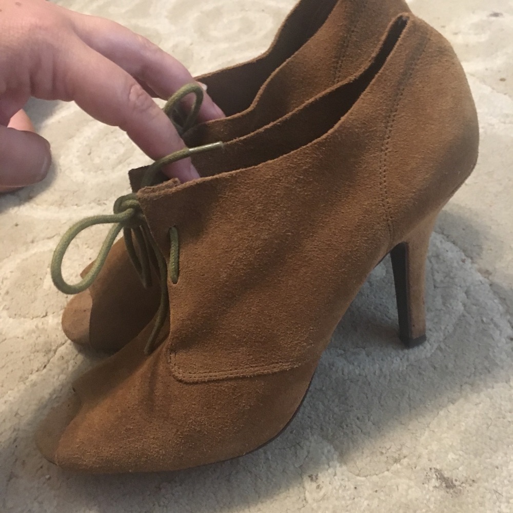 BCBG Open Toe Bootie